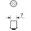 Lampa �������� ������ (J) 12V/2W BA7s ��� 21mm - (58331)