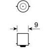 Lampa �������� ������ 12V T4W BA9s ��� - (58336)