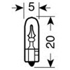 Lampa �������� ������ �5 12V/1.2W W2x4.6d - (58357)
