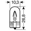 Lampa ������ �������� 12V WY5W 5W - (58109)