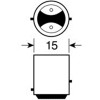 Lampa ������ ��������� 12V P21/5W 10 ���. - (58063)