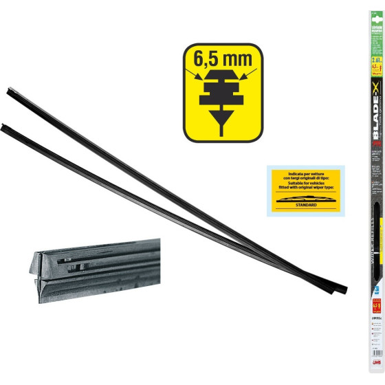 Lampa ������� ���������������� 61cmX6,5mm BLADE-X �� ��������� Ptfe ����� ������� �� �������� Blister ���������� - (19008)