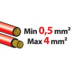 Lampa �������/����������� ��������� ��� ������� ��� ������� (Min 0,5 mm2- Max 4mm2) 170mm �����/���� 1��� - (66005)
