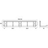 Lampa ���������/Organizer ������ Garaze Wall 554 � 85 � 120 Mm - (92899)