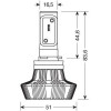 Lampa H8 10-30V 6.500K 4.000lm 25W PGJ19-1 Halo Led 8LEd Zes Chips 1���. - (57846)