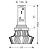 Lampa HB3 9005 10-30V 6.500K 4.000lm 25W P20d Halo Led 8LEd Zes Chips 1���. - (57844)