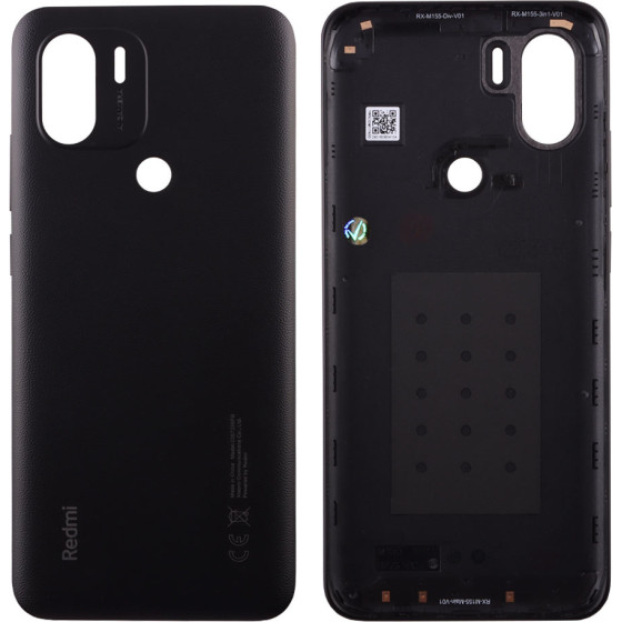 3rd Party Xiaomi Redmi A1+/A2+/Poco C50 Battery Cover Black OEM