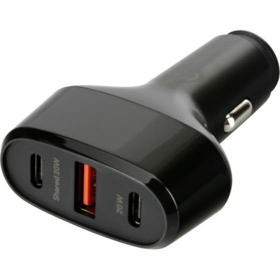 Lampa ��������� �������� 12/24V Max 40W �� 1 ���� Usb A & 2 ����� Usb C Fast Charge ������ Rocket 3 Pro - 1 TEM. - (38721)