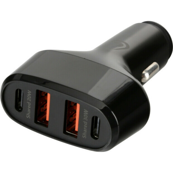 Lampa ��������� �������� 12/24V Max 50W �� 2 ����� Usb A & 2 ����� Usb C Fast Charge ������ Rocket 4 Pro - 1 TEM. - (38722)