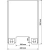 Lampa ������������� ������������ ����� Plexiglass 3mm 66x96cm �� ����� ��� ������ �������� ���������� - (66934)