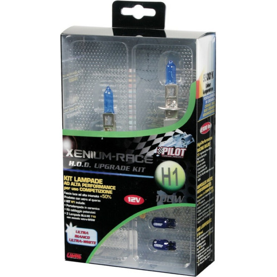 Lampa Kit ����������� H1 Xenium Race BONUS-Pack 12V/100W P14,5s - 5500K - 2300lm �� ��������� ������ ��� 2 ������� �������� W5W - 2 ���. - (58250)
