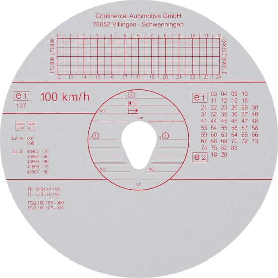 Lampa ���������� Kienzle Vdo 100km/h 100��� - (KIE100)