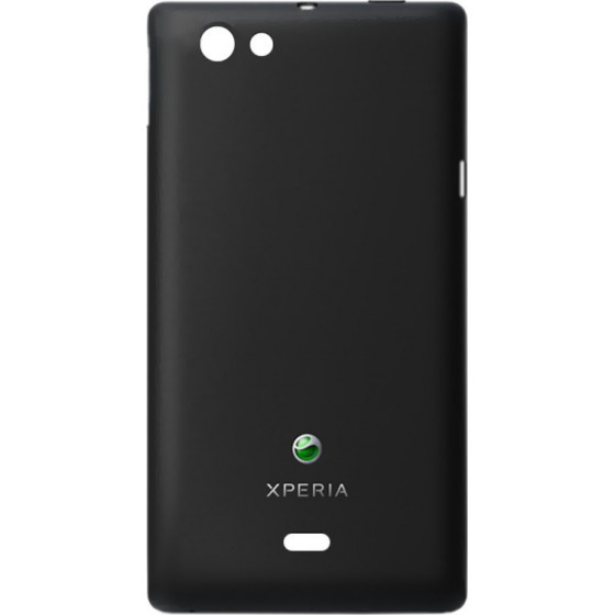 SONY ST23I XPERIA MIRO BLACK BATTERY COVER OR