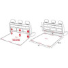 Lampa Organizer ��� ������� ����-������� ��������� 2in1 110x100cm+110x55cm - (69954)