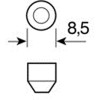 Lampa ��� �������� ������ ��� 10��� C10W SV8,5 - (58115)