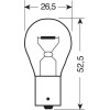 Lampa P21W 12V 21W BA15s ���������� ������� DYED-Glass 2���. Blister - (58058)