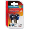 Lampa P21W 12V 21W BA15s ���������� ���� Blue DYED-Glass 2���. Blister - (58074)