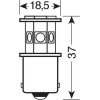 Lampa P21W 24/28V BA15s 30lm HYPER-LED24 ��������� (����������) Blister 1���. - (98335)
