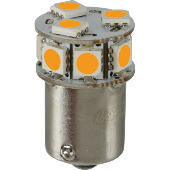 Lampa P21W 24/32V Ba15s 50lm 10xSMDx1CHip Led CAN-Bus (���������) ��������� ��������� Blister - 1 TEM. - (57716)