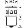 Lampa P21W BA15s 24/28V 8SMDx1CHip Led 120lm ����� ����� - 20 ���. - (97564)