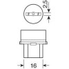 Lampa P27/7W 12V 27/7W W2,5x16q Standar Line �������� 2���. Blister - (58089)