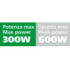 Lampa Power Inverter 300 ����������� 12V   220V Max Power 300W - Peak Power 600W - (74512)