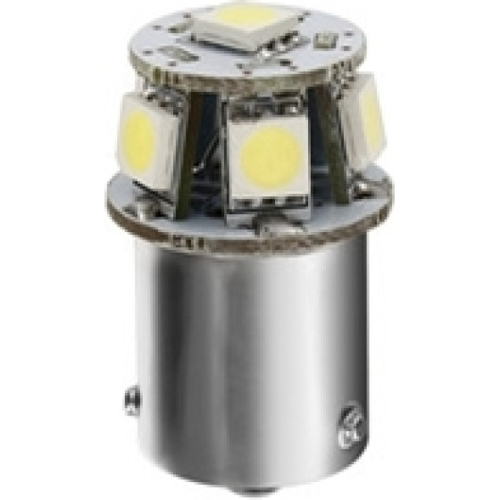 Lampa R5W 24/28V BA15s HYPER-LED18 ����� - (98233)