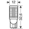Lampa T10 W5W 10-30V W2,1x9,5d 150lm MEGA-LED10 ��������� / ������ ����������� Blister 2���. - (57926)