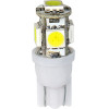 Lampa T10 W5W 12V W2,1x9,5d 28lm HYPER-LED15 ����� ��������� 5SMDx3cHips ������ ����������� Blister 2���. - (58454)