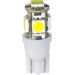 Lampa T10 W5W 12V W2,1x9,5d 28lm HYPER-LED15 ����� ��������� 5SMDx3cHips ������ ����������� Blister 2���. - (58454)