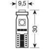 Lampa T10 W5W 12V W2,1x9,5d 38lm HYPER-LED9 ����� CAN-Bus (�������������-FIAT+Alfa ROMEO+LANCIA)2���. - (58459)