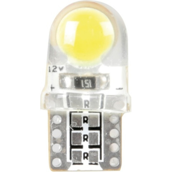 Lampa T10 W5W 12V W2,1x9,5d 6.500K 60lm 6COb Led ����� (�������) 2���. - (58409)