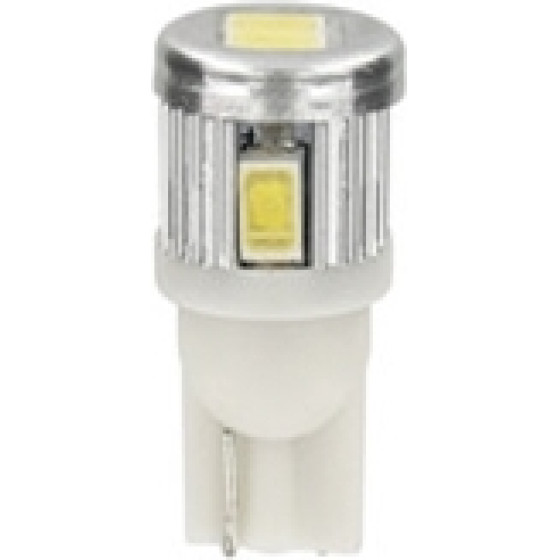Lampa T10 W5W 12V W2,1x9,5d 70lm MEGA-LED6 ��������� (�������-�������-������ �����������) Blister 2���. - (57927)