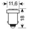 Lampa T4W 24/28V BA9s HYPER-LED4 - (98247)