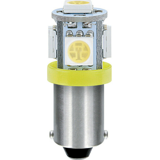 Lampa T4W BA9s 24/28V 5SMDx1CHip Led 30lm ��������� ����� - 20 ���. - (97568)