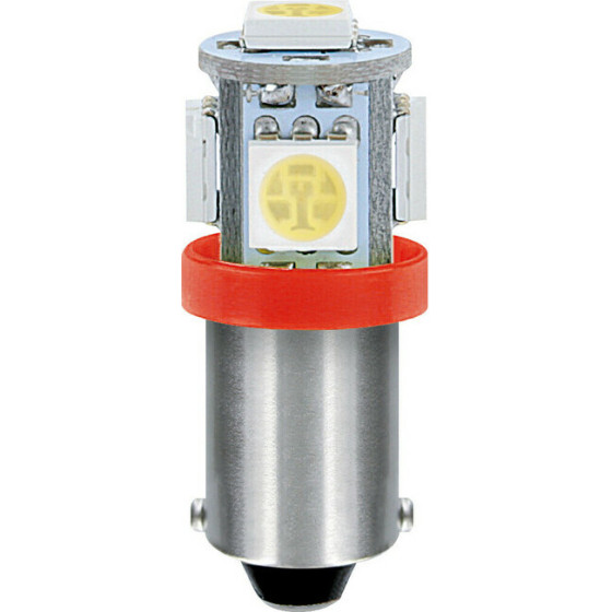Lampa T4W BA9s 24/28V 5SMDx1CHip Led 35lm ������� ����� - 20 ���. - (97569)