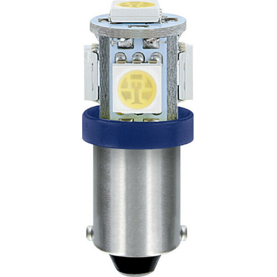 Lampa T4W BA9s 24/28V 5SMDx1CHip Led 35lm ���� ����� - 20 ���. - (97570)