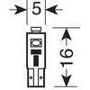 Lampa T5 10-30V W2x4,6d 22lm (�������) ����� ��������� HYPER-LED3 Blister 2���. - (57880)