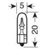 Lampa T5 12V 2W W2x4,6d ������� - ������� Standard Line �������� Blister 2���. - (58094)