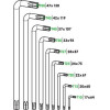 Lampa Torx ������� 9 �������� (T10/15/20/25/27/30/40/45/50) ������-������� (CRV) - (66004)