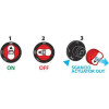 Lampa ��������� POWER-Off ��������� 12-32V 100A 29mm EXT-11 3 ����������� - (39081)