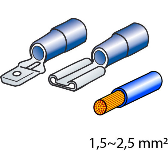 Lampa ������� 6.3 x 0.8mm (40���.) - (45052)