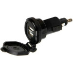 Lampa ��������� ���������� �������� UNI-Tech 12/32V ��� Din �� 2 Usb 2700mA Fast Charger ���������� - (38882)