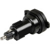 Lampa ��������� ���������� �������� UNI-Tech 12/32V ��� Din �� 2 Usb 2700mA Fast Charger ���������� - (38882)