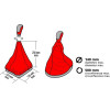 Lampa ������ ��������� �� ������� 125 � 125 Mm - 250 Mm ���� (�����/�����) - (05001)