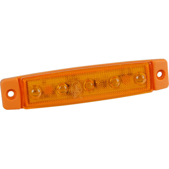 Lampa ��� ����� 12/24V 5xSmd Led ��������� 96x20mm �� ������� ����� R7/R10 - 1 TEM. - (97032)