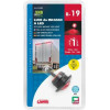 Lampa ��� ����� �������� 1SMd Led ������� 12/24V 18mm R-19 1���. - (41488)