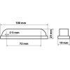 Lampa ��� �������� 6LEd ����� 24V 100mm - (98486)