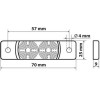 Lampa ���� ����� 2 Led 24V ����� - (97000)