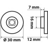 Lampa ���� ����� �������� 24V 1 Led 2��� ������� V-1 - (98925)